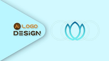How To Design a Lotus Flower Logo With Circular Grid in Adobe Illustrator Tutorial