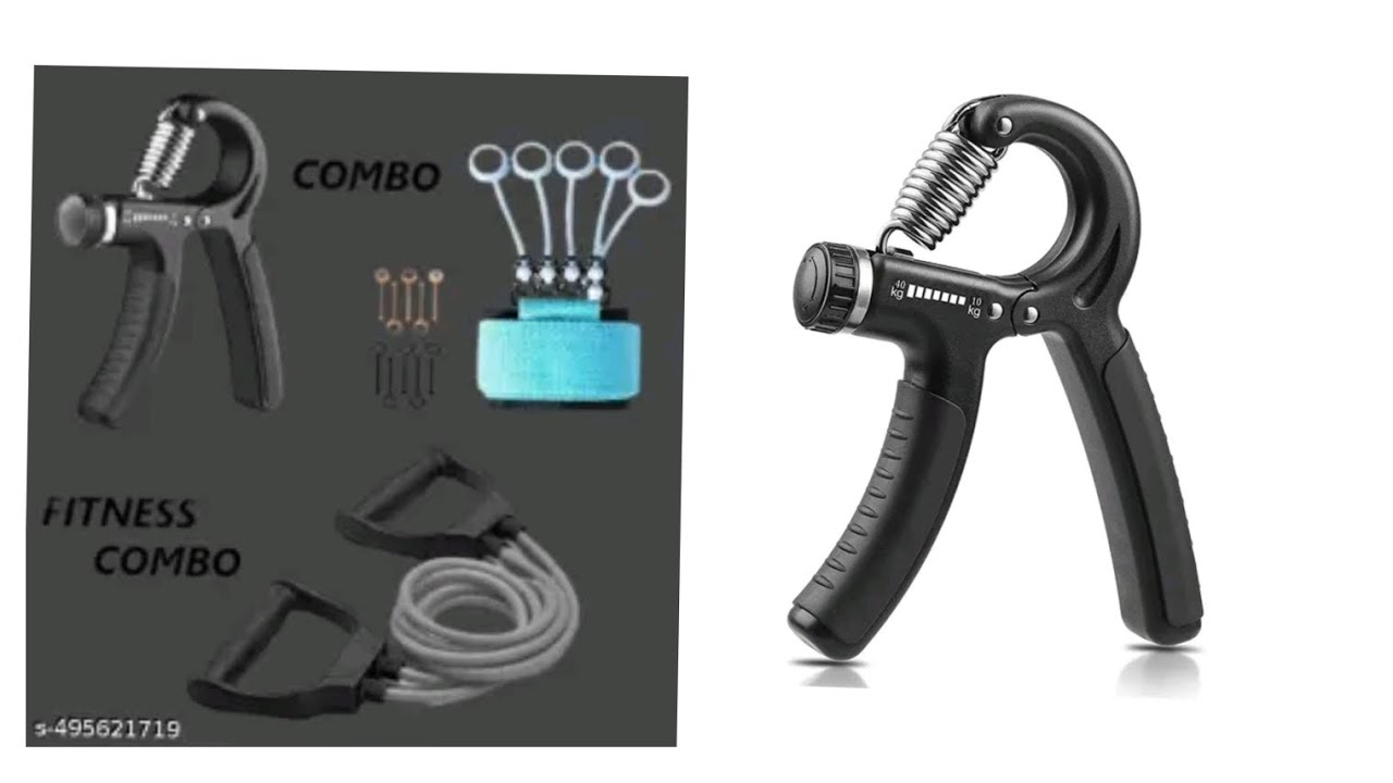 Adjustable Hand Grip and Resistance Tube Pull Rope Elastic Rubber Exercise Band unboxing