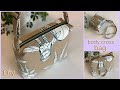 クロスボディバッグ作り方,How to make cross body bag , shoulder bag, easy sewing tutorial,diy