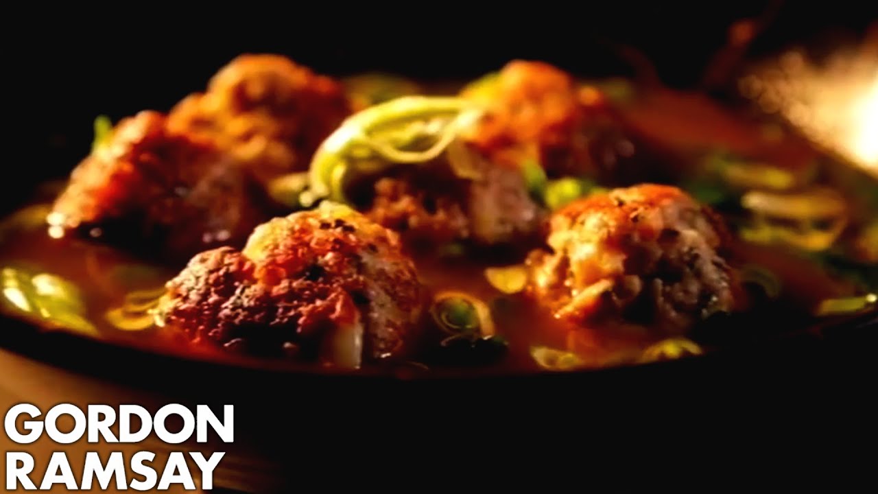 Pork and Prawn Balls in Aromatic Broth | Gordon Ramsay