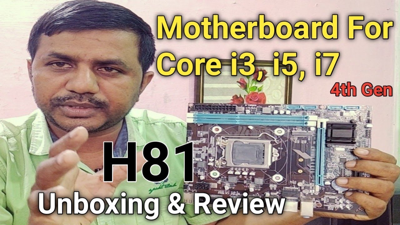 Motherboard for Core i3, i5, i7 4th Generation H81 Motherboard