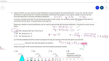 Normal Approximation to the Binomial Distribution