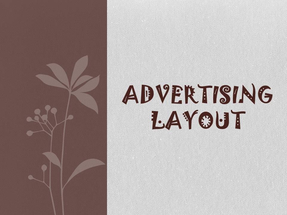 Advertising Layout Explained | Elements, Design Principles & Structure ...