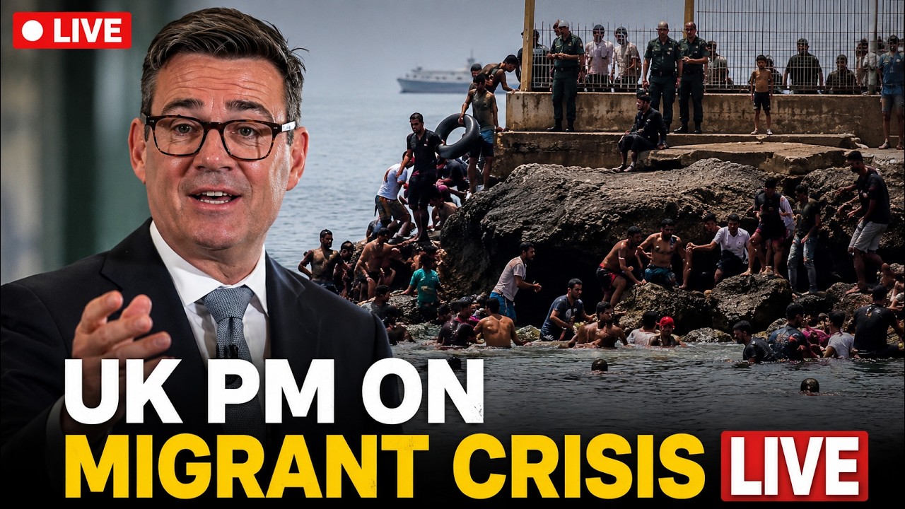 LIVE: UK PM Andy Burnham On Spain Migrant Crisis | Cueta Border LIVE | Morocco Border LIVE