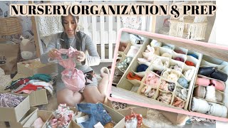 Baby NURSERY ORGANIZATION & PREP WITH ME *AMAZON ORGANIZATION*