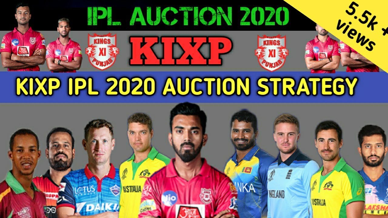 IPL 2020 Auction -  Kings XI Punjab Auction strategy  |