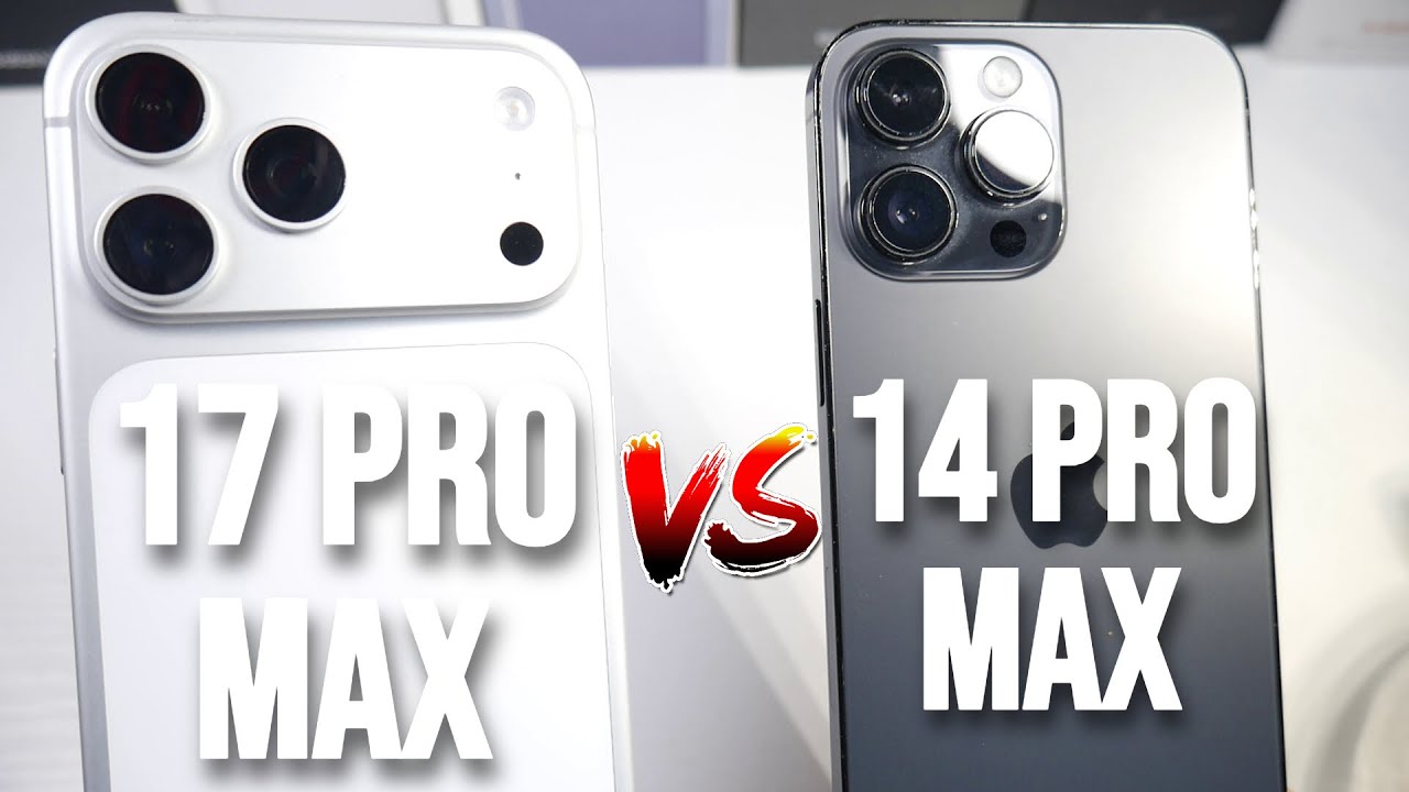 Сравнение iPhone 17 Pro Max и iPhone 14 Pro Max в 2026 году! (Камеры, тест скорости, PUBG и дисплей)