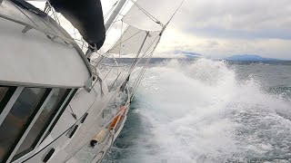 Sailing, Hove To,  Oct 2024