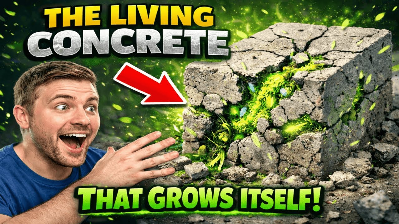 The Living Concrete That Grows Itself