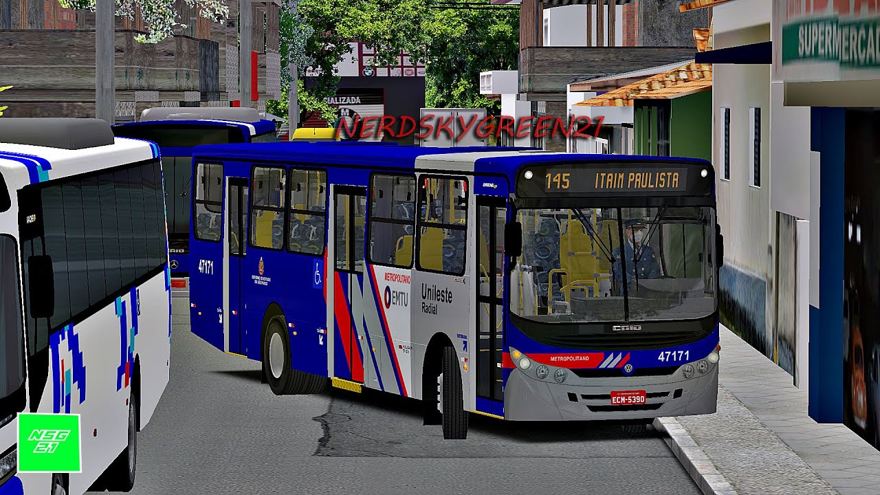[OMSI 2] Linha EMTU | Caio Apache Vip II VW 17.230 EOD +G27 Radial Transportes - Mapa Radial V4.0