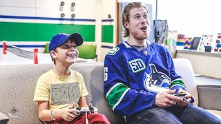 Canucks Visit BC Children's Hospital