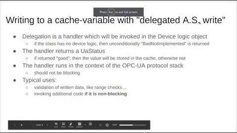 Quasar OPC-UA Training (2020 update) part 6: Writing to cache variables, delegated cache variables
