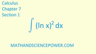 Calculus, Techniques of Integration, Integration by Parts, Problem 15