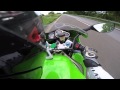 2 x Kawasaki Ninja Zx9r fun on the Autobahn @ 285 km/h