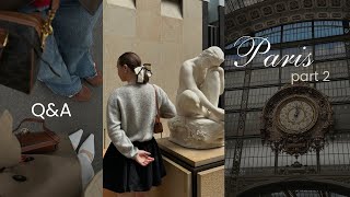 Paris vlog pt. 2 | вопрос-ответ о поездке