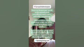 Save 10 hours per week with automated workflows and Canva editable templates