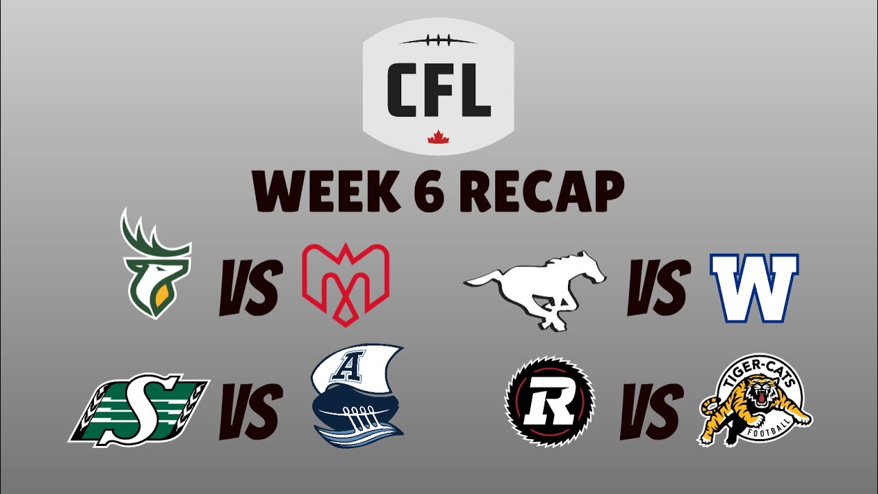 2022 CFL Season: Week 6 Recap