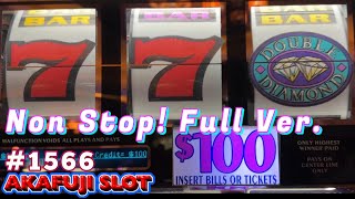 Until get the Huge Jackpot   Triple Double Diamond Slot Machine Old School Slot  IGT 高額ジャックポット獲得 神回