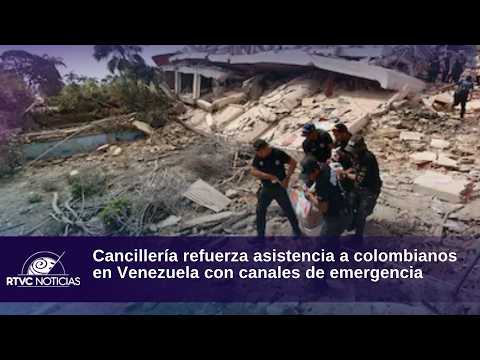 ⁣Cancillería refuerza asistencia a colombianos en Venezuela con canales de emergencia | RTVC Noticias