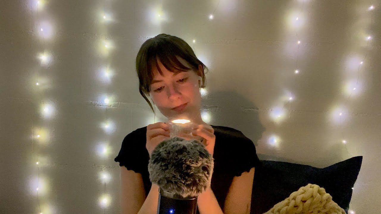 ASMR | this video will make you sleepy and calm 🌙🦋 | close up whispering, tapping, fuffly mic