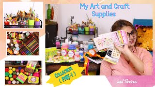 My Art and Craft Supplies And Collection (Part-1) | Huge Amazon Haul In Hindi | Craft supplies Haul