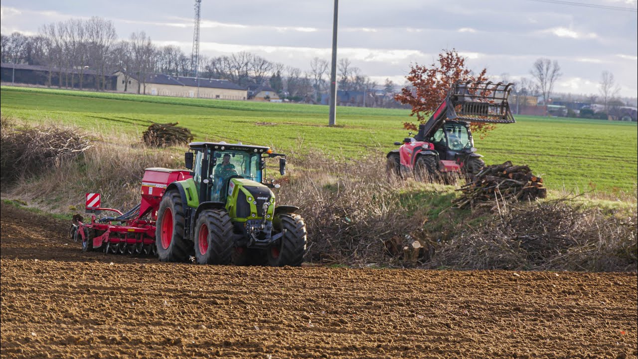 Siew Grochu 2023 ★ CLAAS Axion 850 & HORSCH★  PMHZ Celbowo ★