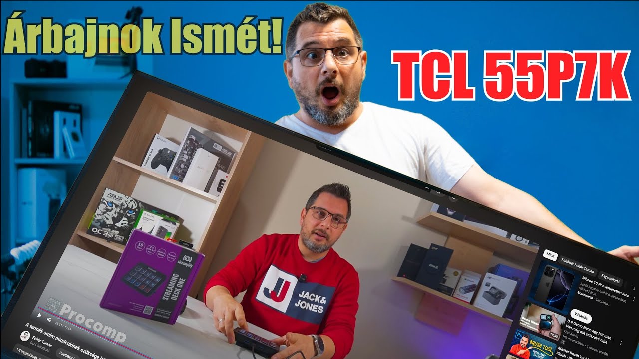 Mostantól mindenki ezt a TV-t fogja venni! TCL 55P7K bemutató!