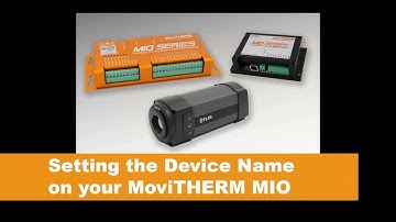 Setting the Device Name on the MoviTHERM MIO
