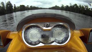 Sea doo Rxt 215 Top Speed with 5 Go Pro shots