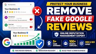 Online Reputation Management (ORM) & Fake Google Review Removal