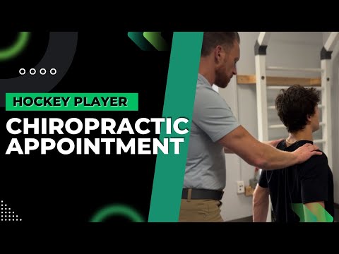 HOCKEY PLAYER GETS  CHIRO ADJUSTMENT! 