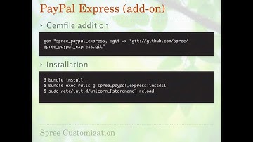 Spree Tutorial Sample