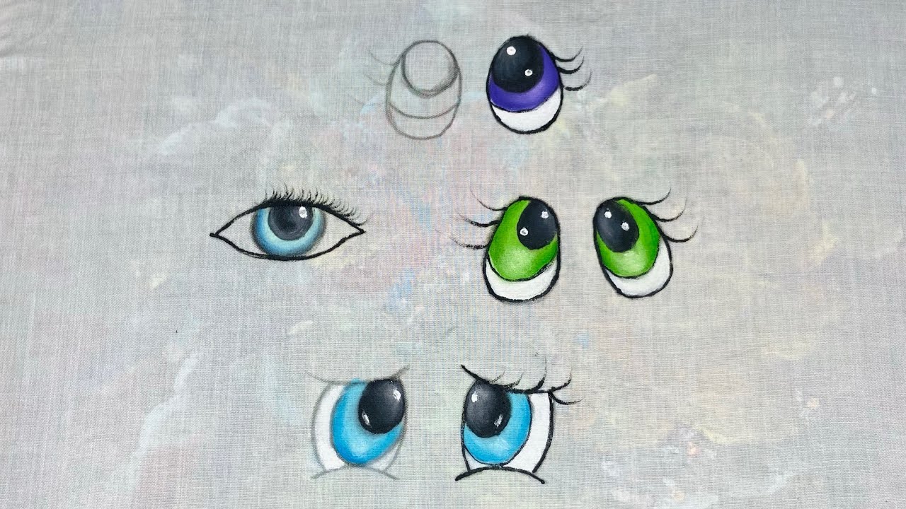 Aprenda a pintar olhos