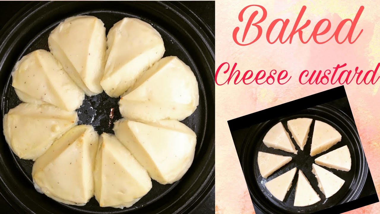 Baked Cheese Custard //How to make cheese custard // Baked Custard // Egg Pudding // Baked Pudding