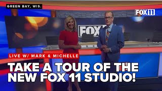Behind-the-scenes tour: Anchors show off brand new studio at FOX 11 in Green Bay