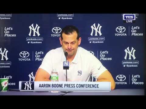 Aaron Boone Press Conference | VicDiBitetto.net