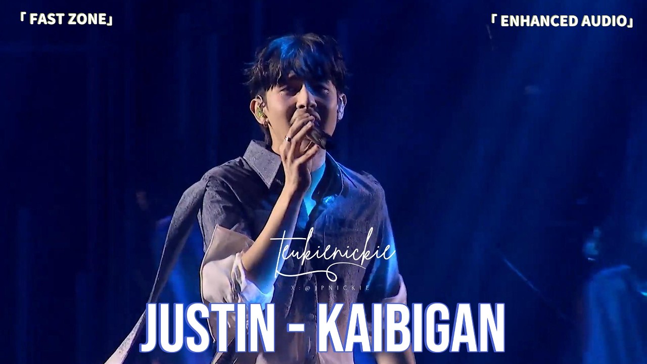 [4K] SB19_JUSTIN - KAIBIGAN | ENHANCED AUDIO (MULTI ANGLE) | FAST ZONE (2025.10.26)