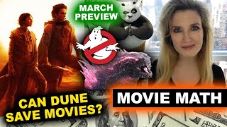 2024 Box Office - Dune Part 2 Tracking Predictions, March Preview Kung Fu Panda 4, Godzilla x Kong