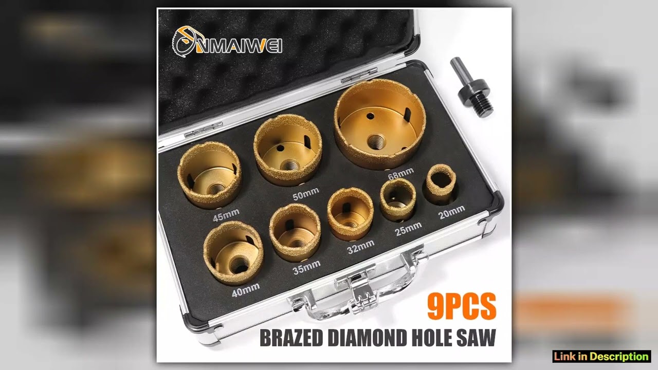 M14 Diamond Core Bit Set For Stone Granite Glass Marble Angle Grinder Bit Porcelain Tiles Crowns Se