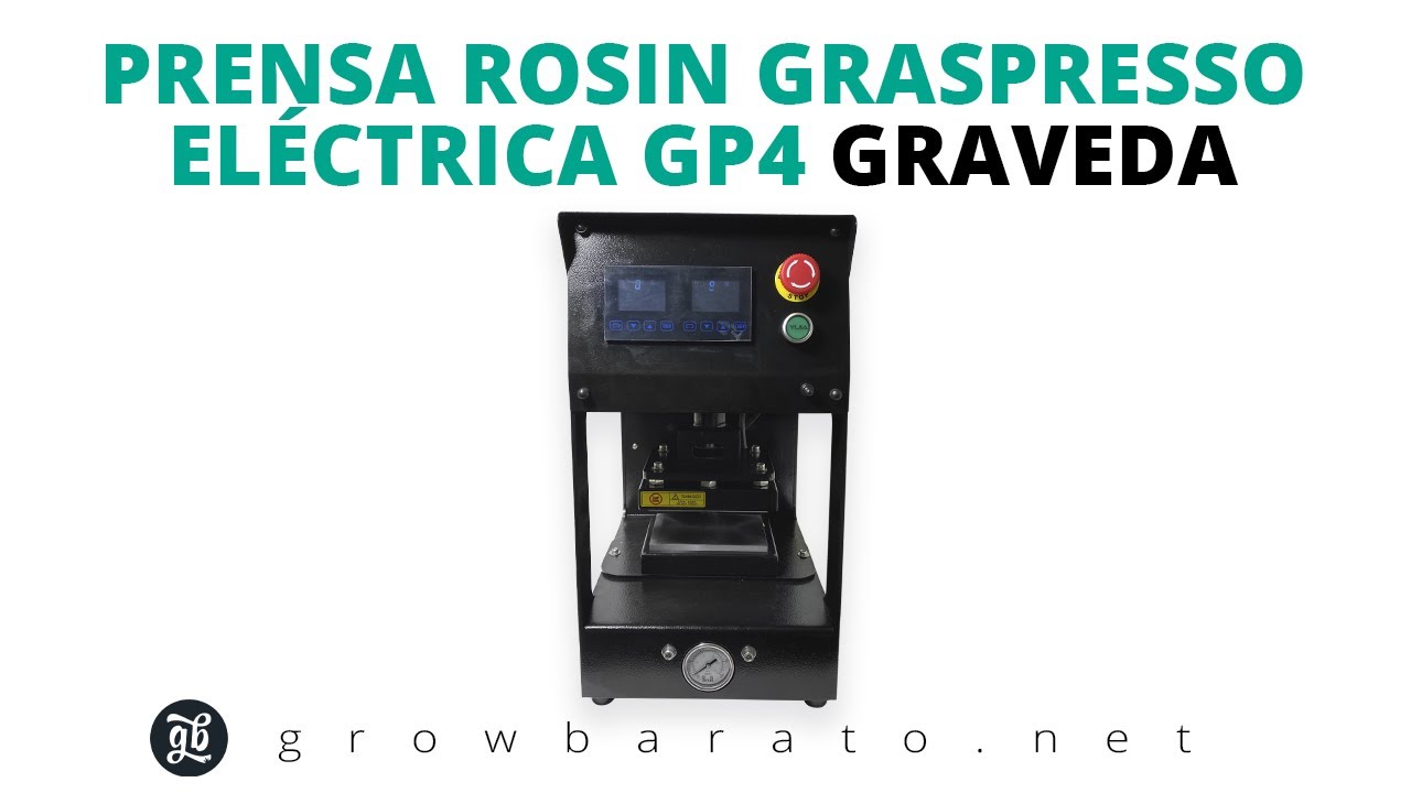 Prensa Rosin Eléctrica | Prensa de 20 toneladas para extracciones | Growbarato - GB The Green Brand
