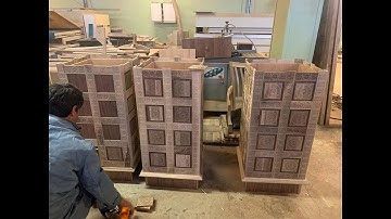 Multitasking CNC Machine for 3D Wood Relief Carving 6 spindles 6 rotary axis