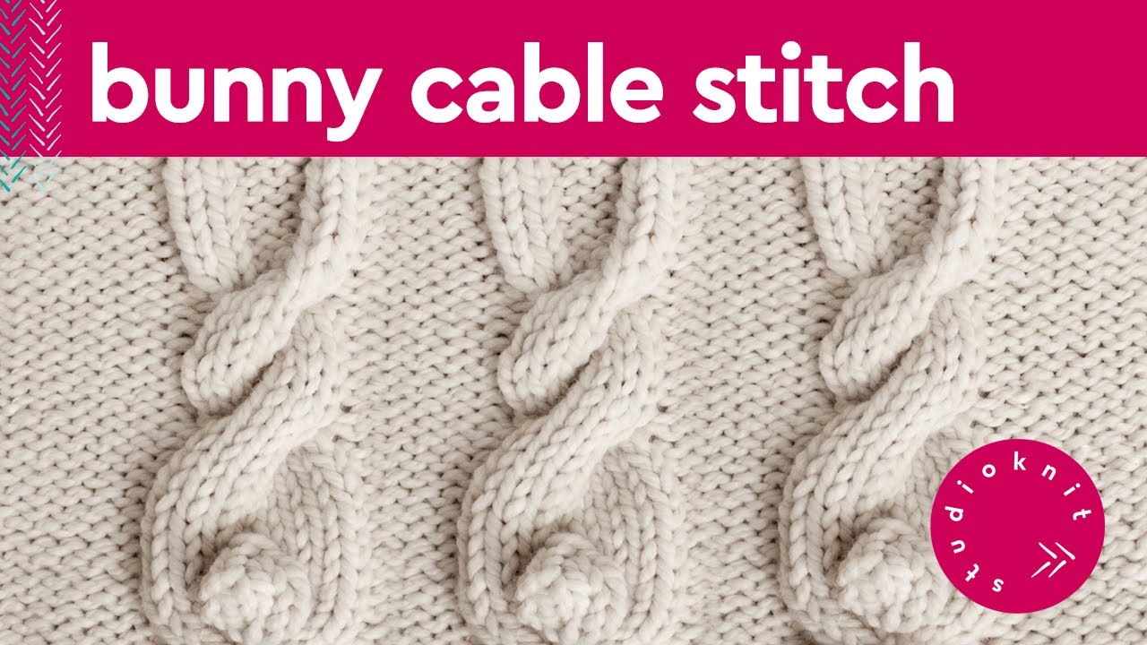 Bunny Cable Knit Stitch Pattern Bunny Cable Knit Stitch Pattern