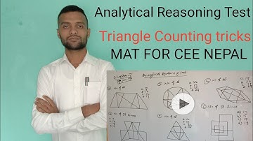 Triangle Counting tricks | Problems On Triangle Counting | Analytical Reasoning Test | Abhisek Yadav