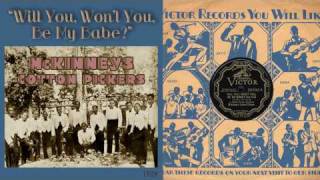 1929, Will You, Won't You, Be My Babe? McKinney's Cotton Pickers, HD 78rpm chords
