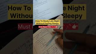 Read Discription Below 👇🏻 How to study late night #studyhacks #study #studyhabits