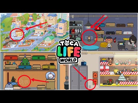 Tocaboca free hidden secrets part 1 🤔🤫 | Toca Life World | Secrets that you must know!!