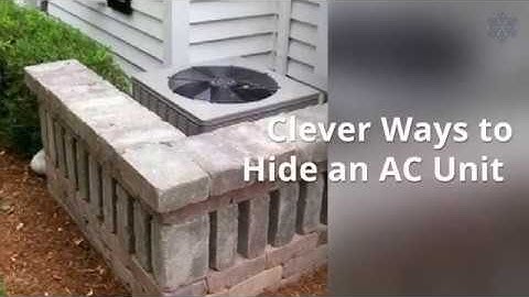 Clever Ways to Hide an AC Unit