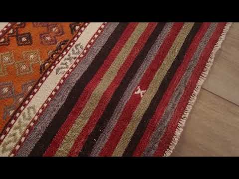 El Dokuma Anadolu Desenli Rengarenk Sandık Eskisi Yün Cicim Kilim inceleme videosu kapak görseli