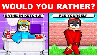 Minecraft But EXTREME WOULD YOU RATHER!