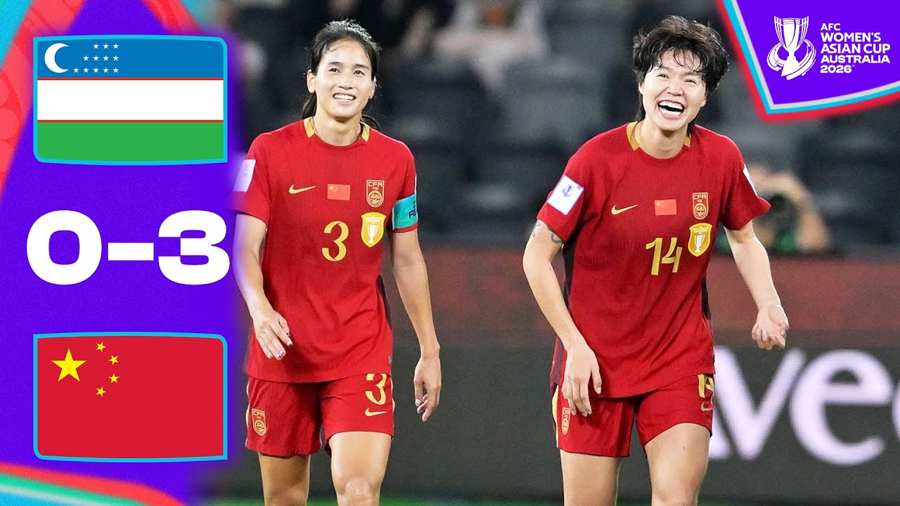 China PR stay perfect & REACH QUARTERS | Uzbekistan - China PR | Highlights | AFC Women's Asian Cup™